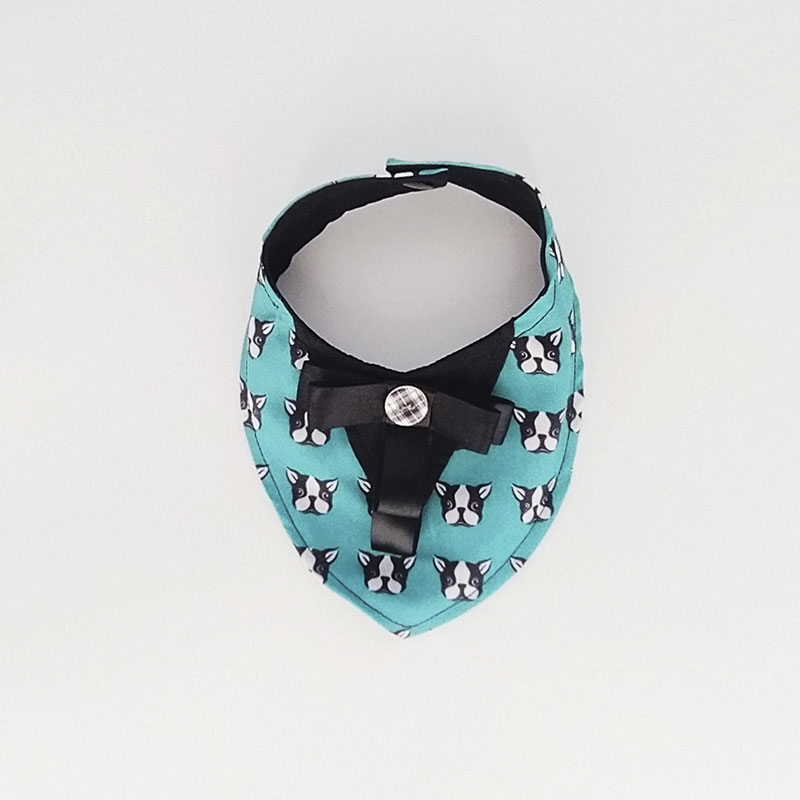 Bandana color tiffani y negro
