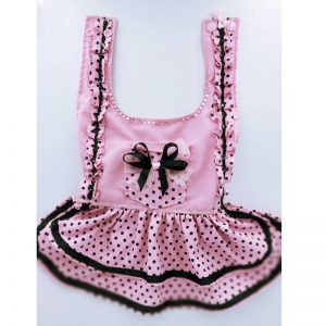 Vestido Rosa y Negro
