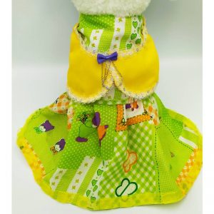 Vestido tonos verdes