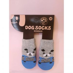 Calcetines Antideslizantes Gris Celeste